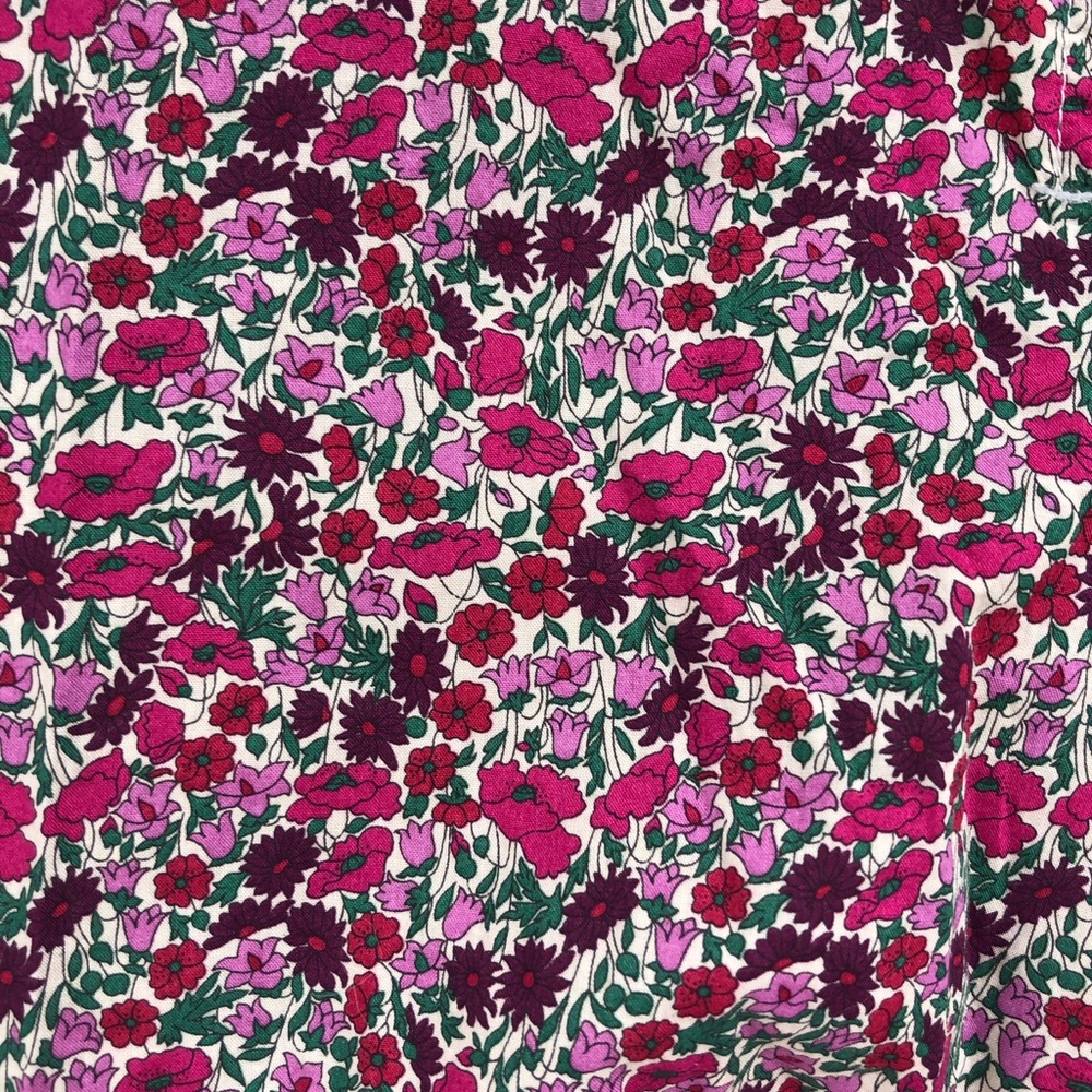 Liberty Art fabrics for J. Crew button down floral blouse